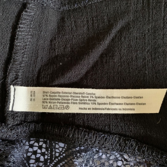 FREE PEOPLE MIDNIGHT BRAMI LACE LONGLINE BRALETTE - Picture 8 of 9